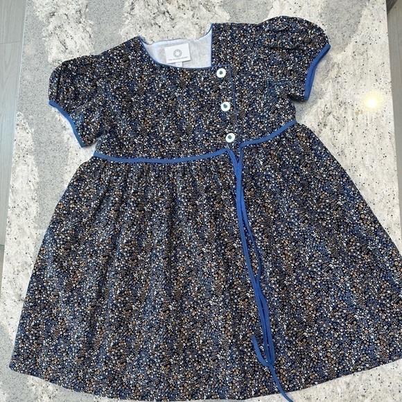 The Proper Peony Camillia Corduroy Floral Dress Size 7 - Picture 4 of 9